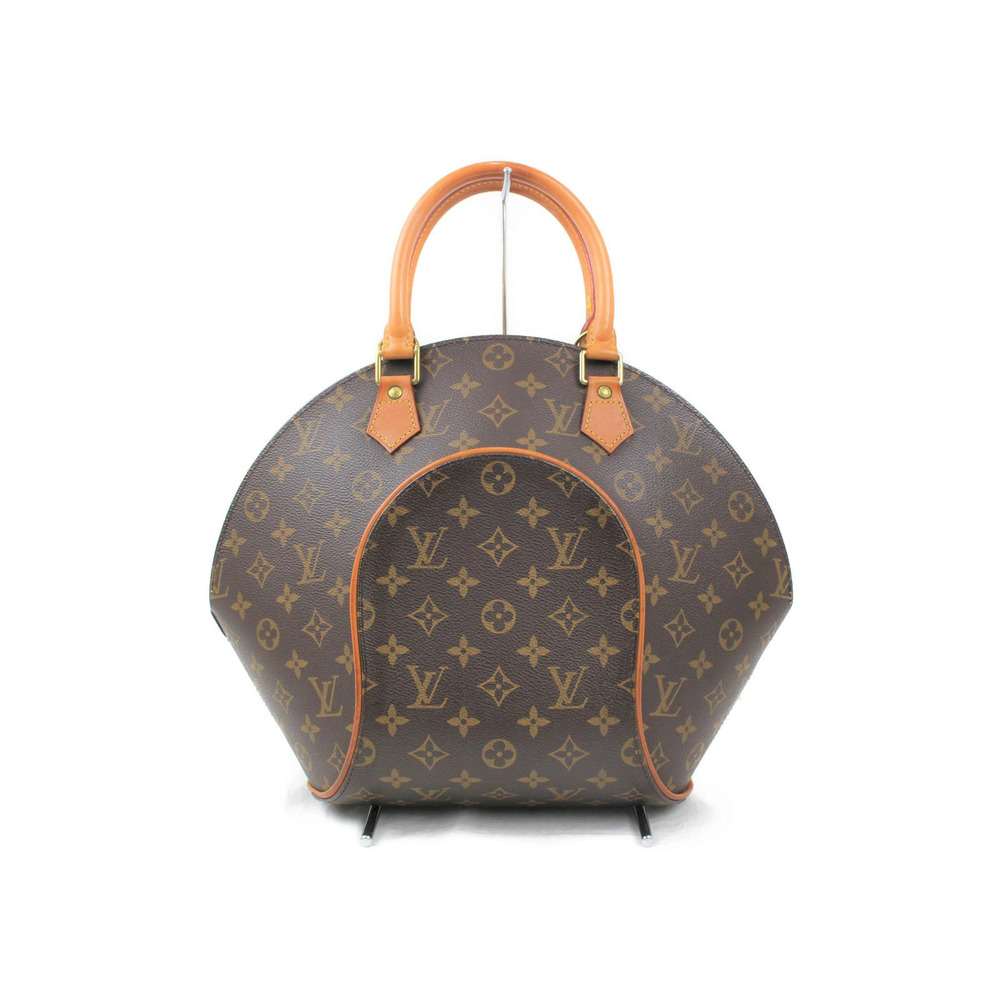 LOUIS VUITTON Ellipse Monogram Brown Beige Canvas Handbag